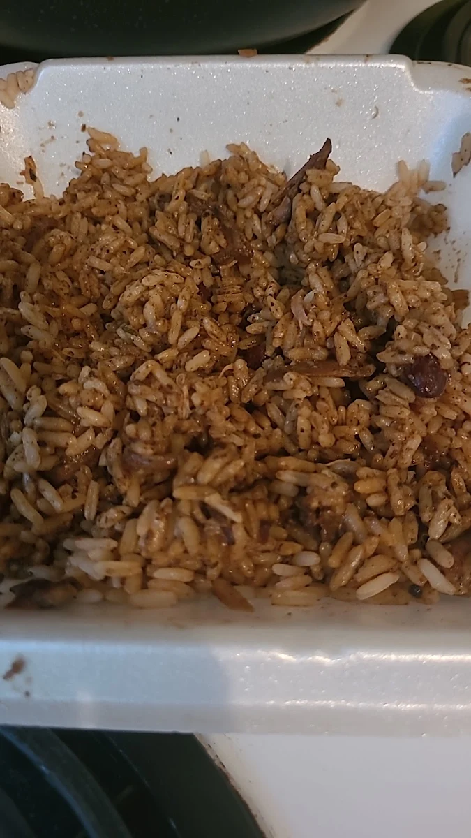 Rice and Peas with Oxtail Gravy