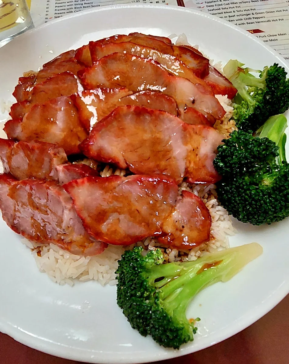 BBQ Pork on Steamed Rice