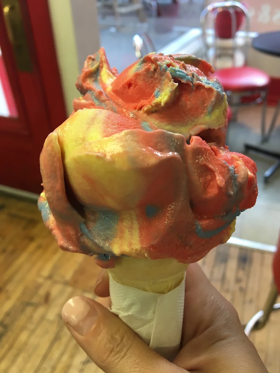 Rainbow Ice Cream Cone