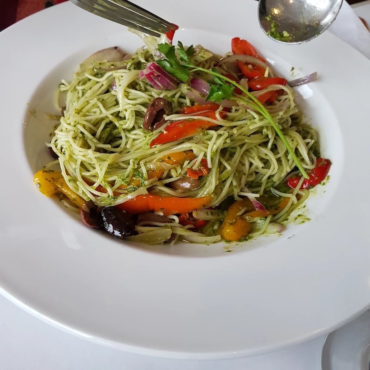 Angel Hair with Garden Vegetables