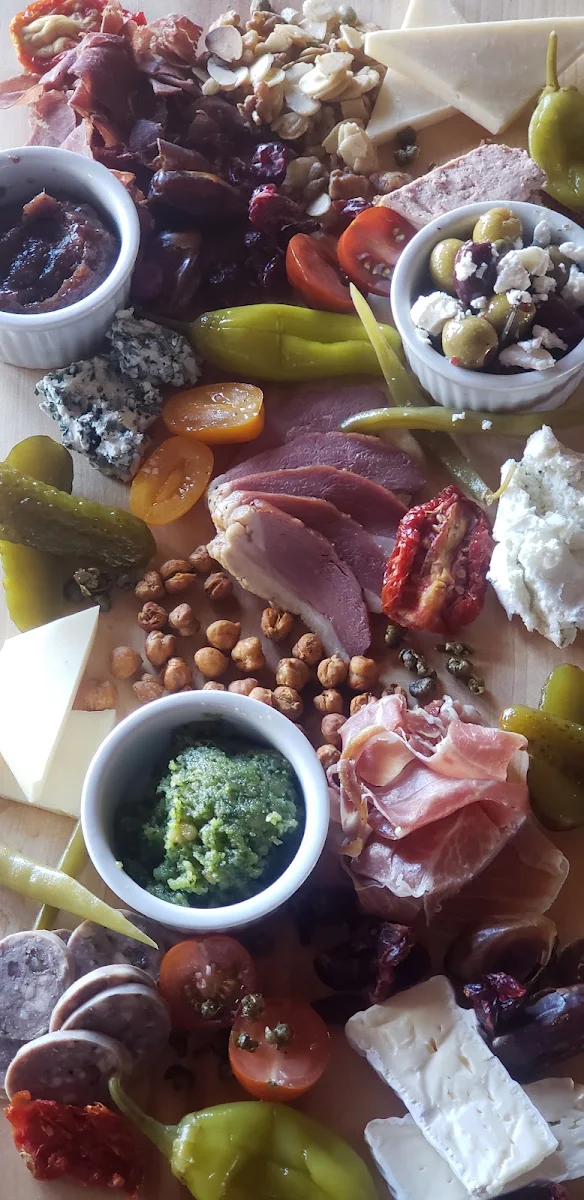 Meat and Cheese Charcuterie Board
