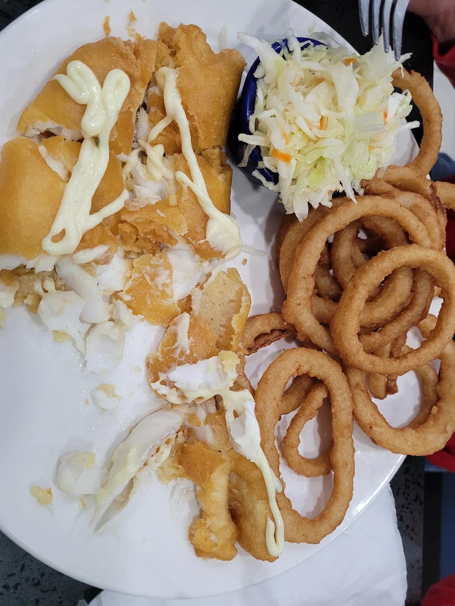Haddock and Onion Rings