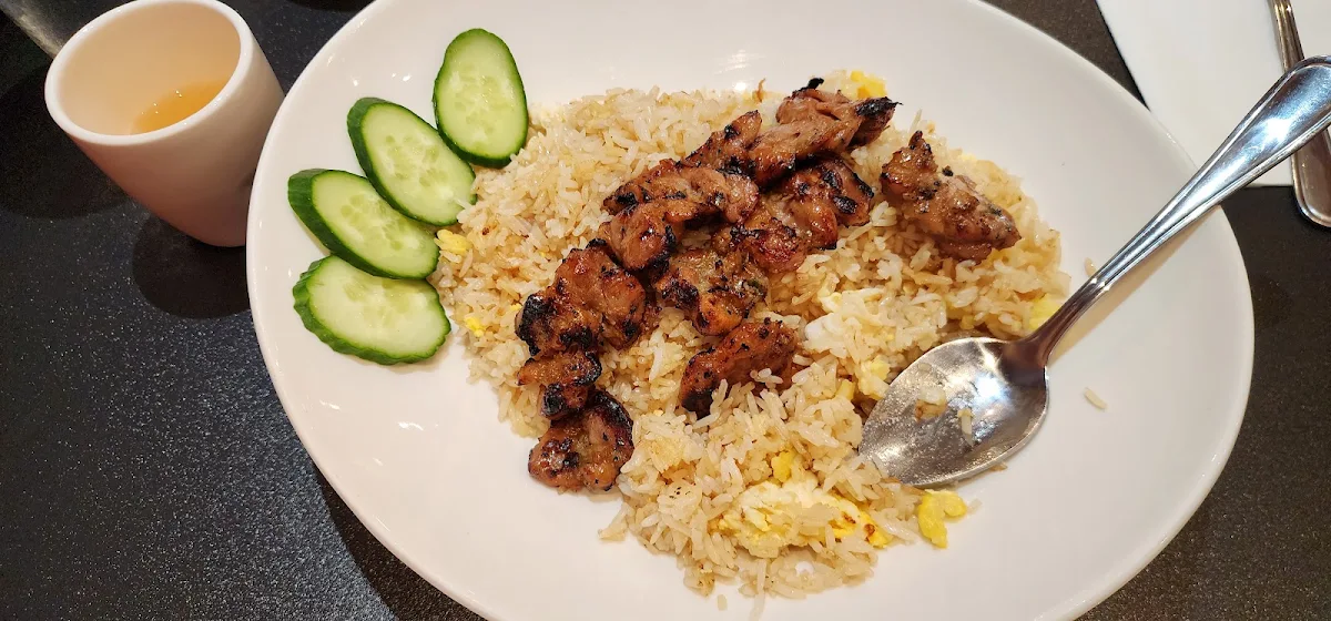 Fried Rice with Grilled Chicken or Grilled Pork or Grilled Shrimp or Fried Tofu