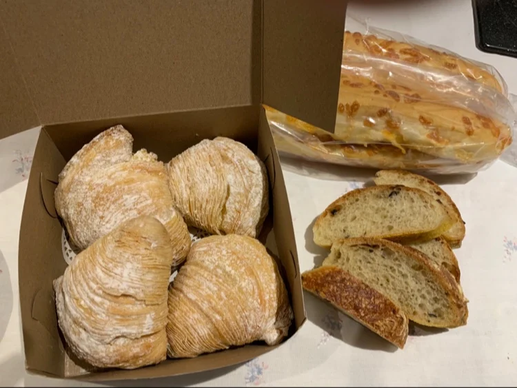 Sfogliatella Lobster Tail Olive Bread