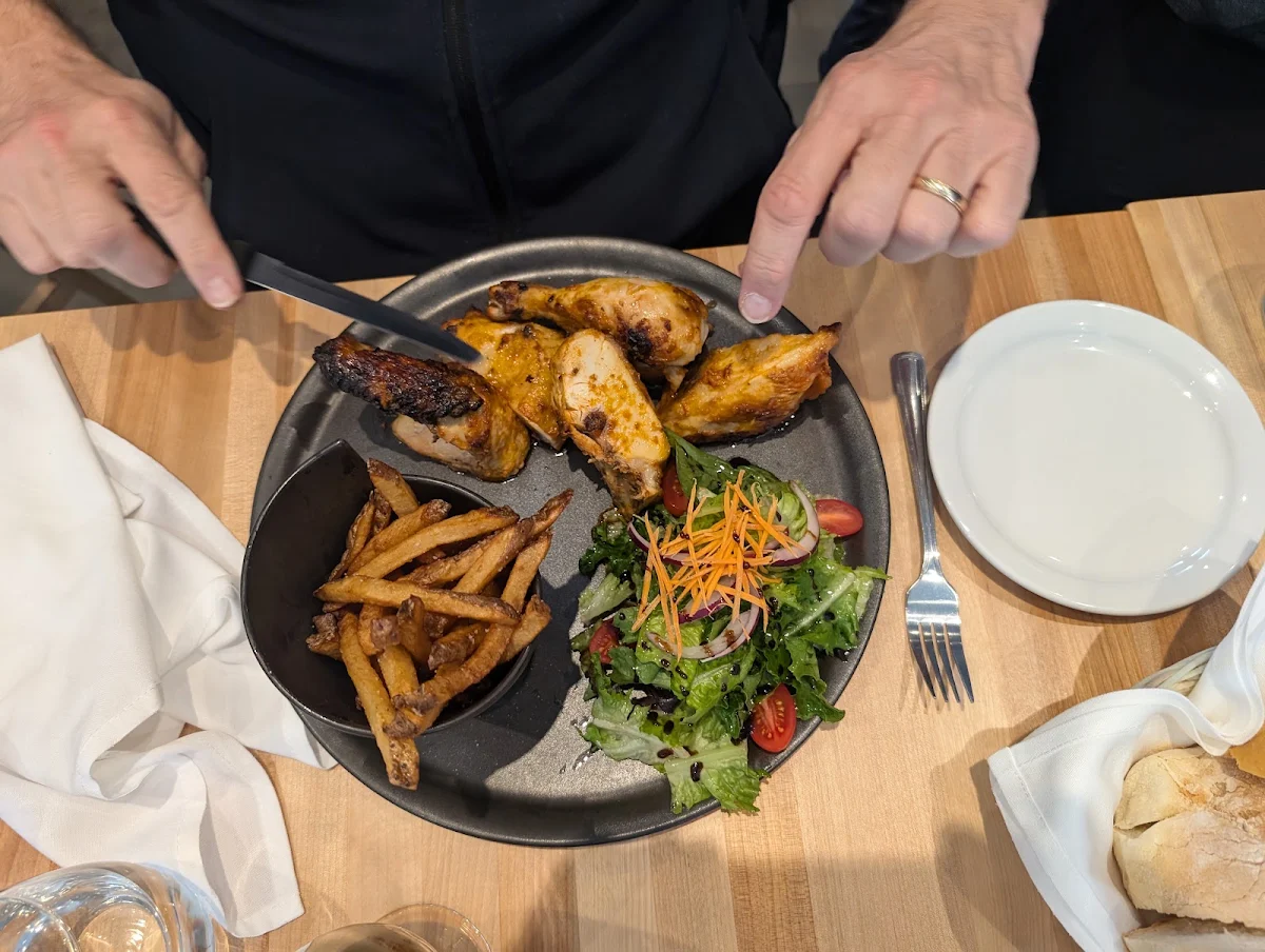Half Chicken and French Fries