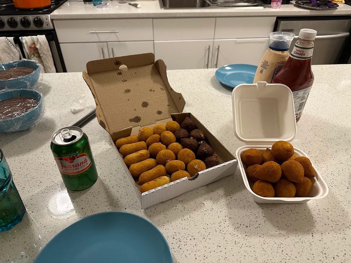 Assorted Finger Food Coxinha Kibbeh and Cheese Balls