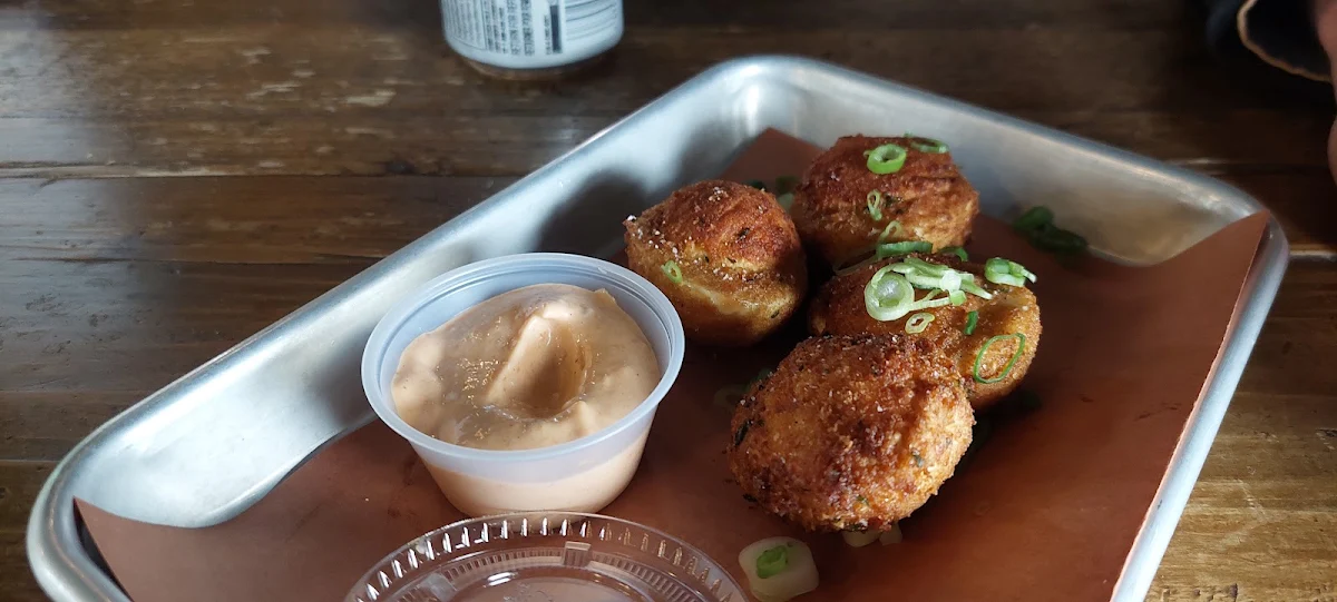 Fried Devil Egg, Smoke & Sow