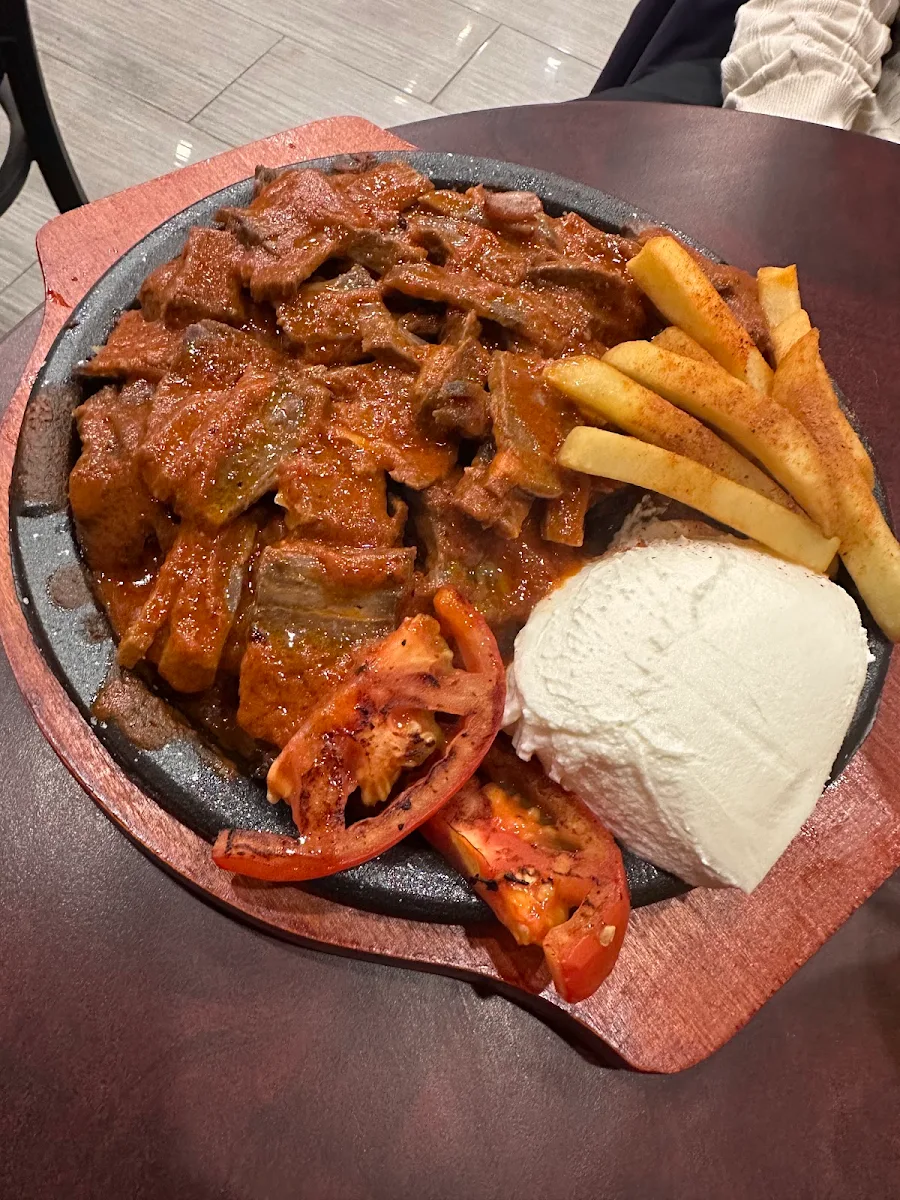 Iskender Plate Beef Doner Kebab