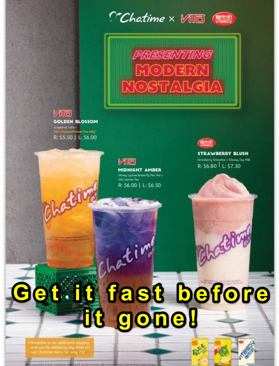 Menu, Chatime