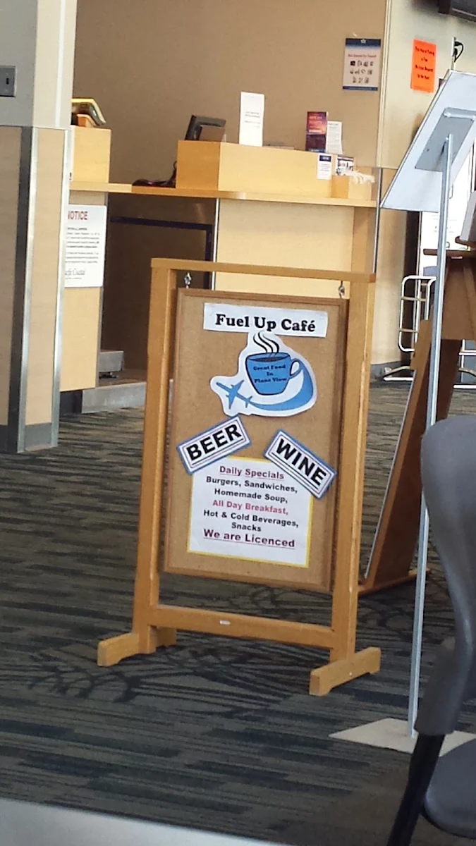 Menu, Fuel Up Cafe