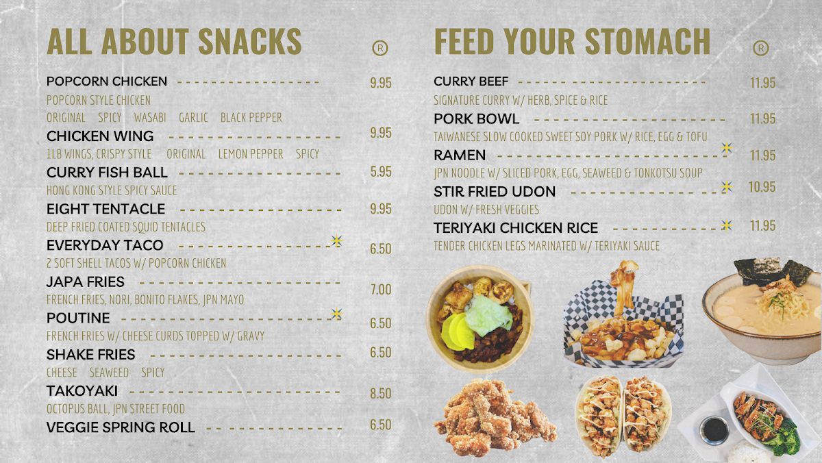 Menu, ZEN BOBA HOUSE