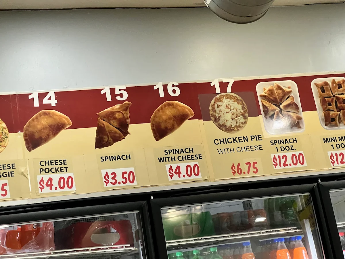 Menu, Al-Noor Bakery