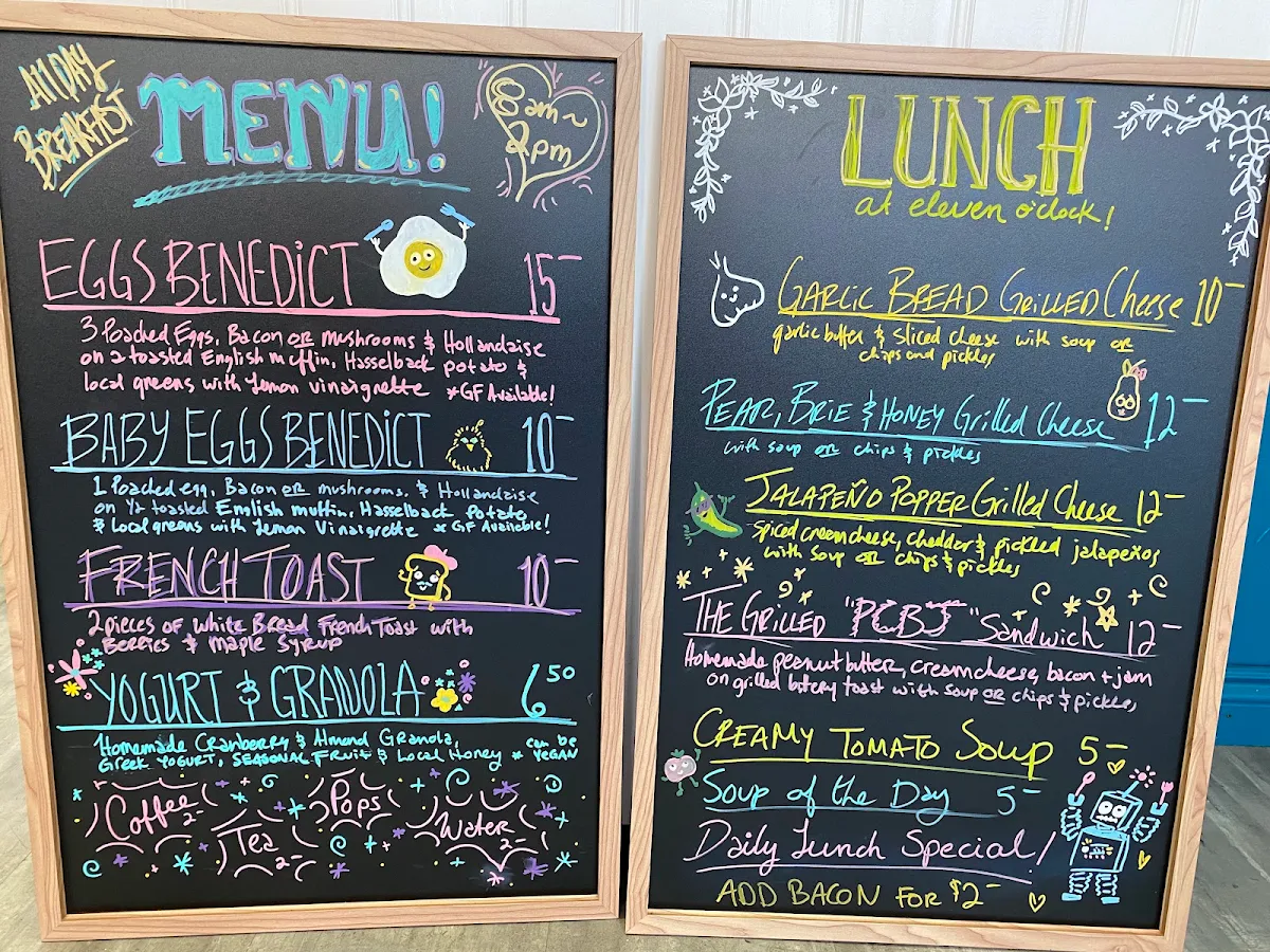 Menu, Selkie's Neighbourhood Diner