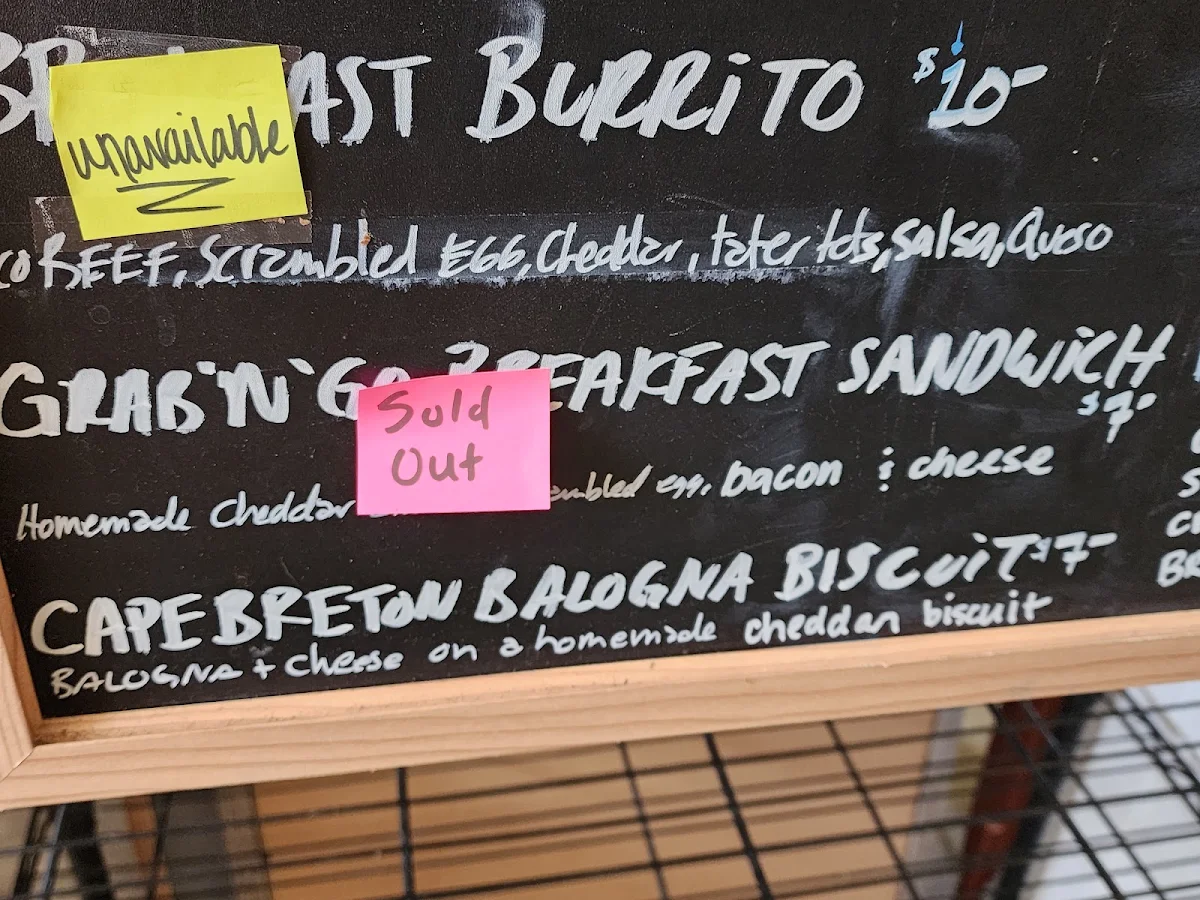 Menu, Selkie's Neighbourhood Diner