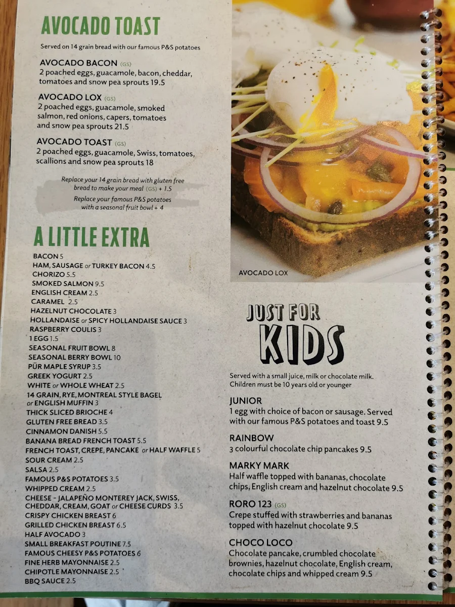 Menu, Pür & Simple