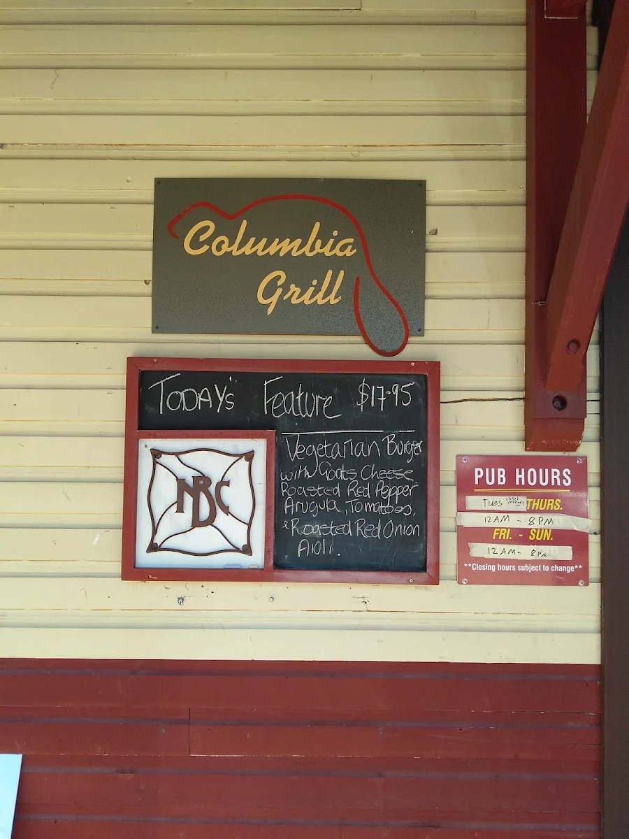 Menu, Grand Forks Station Pub