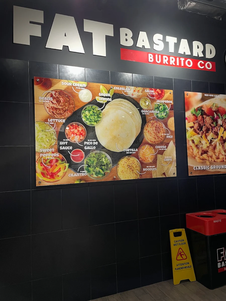Menu, Fat Bastard Burrito