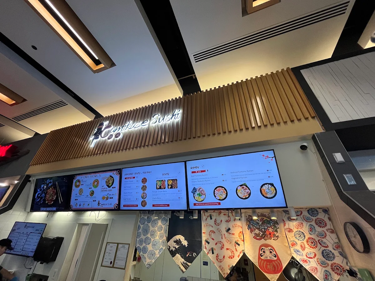 Menu, KAMIKAZE SUSHI