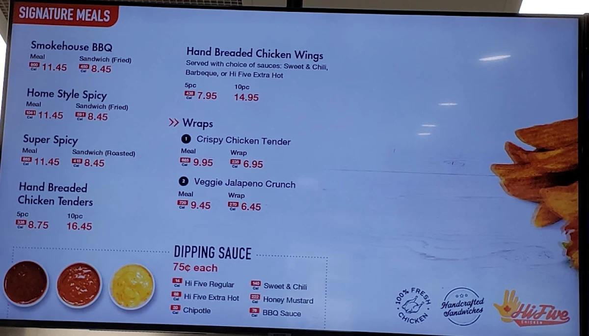 Menu, HiFive Chicken