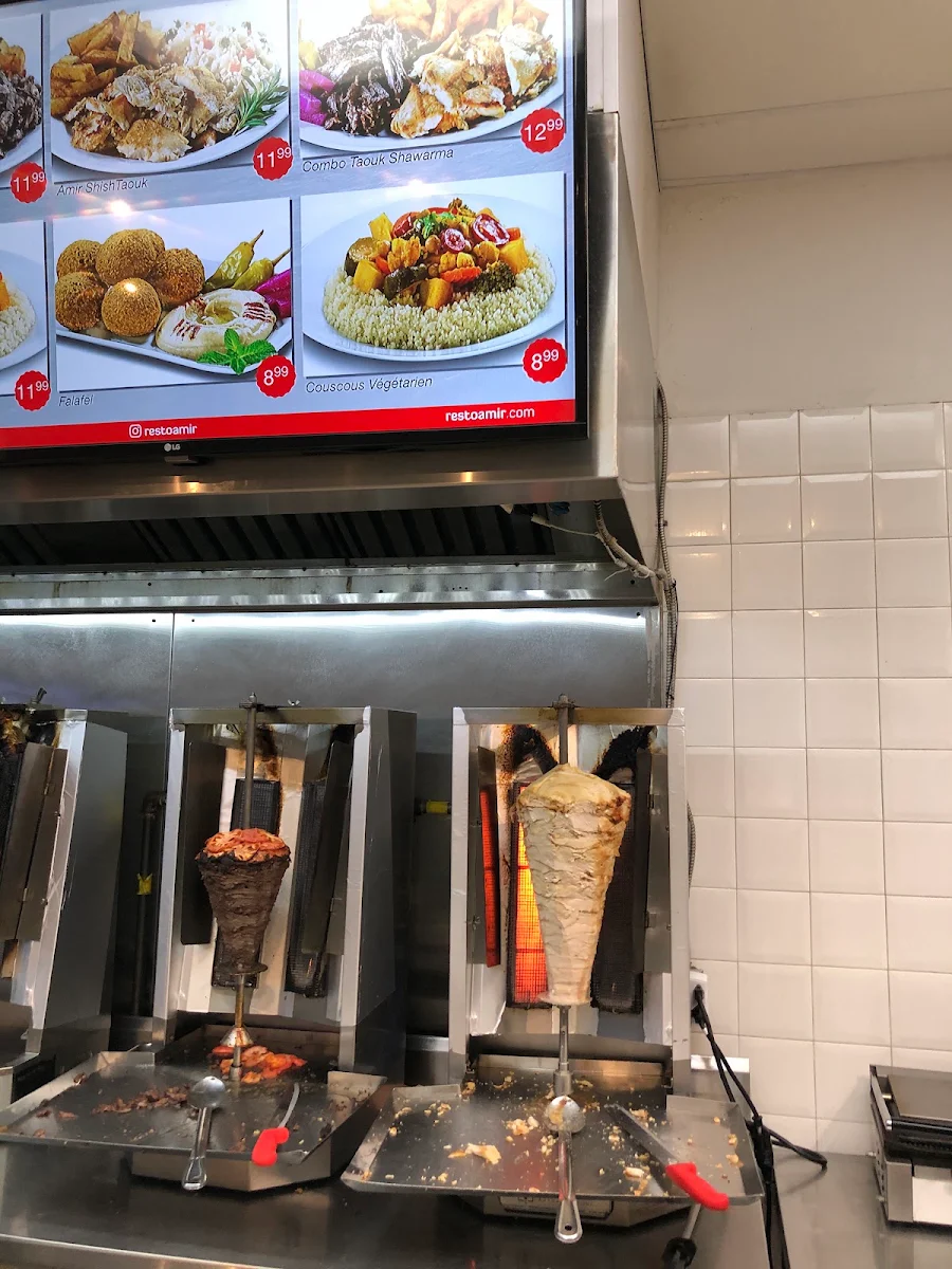 Menu, Amir