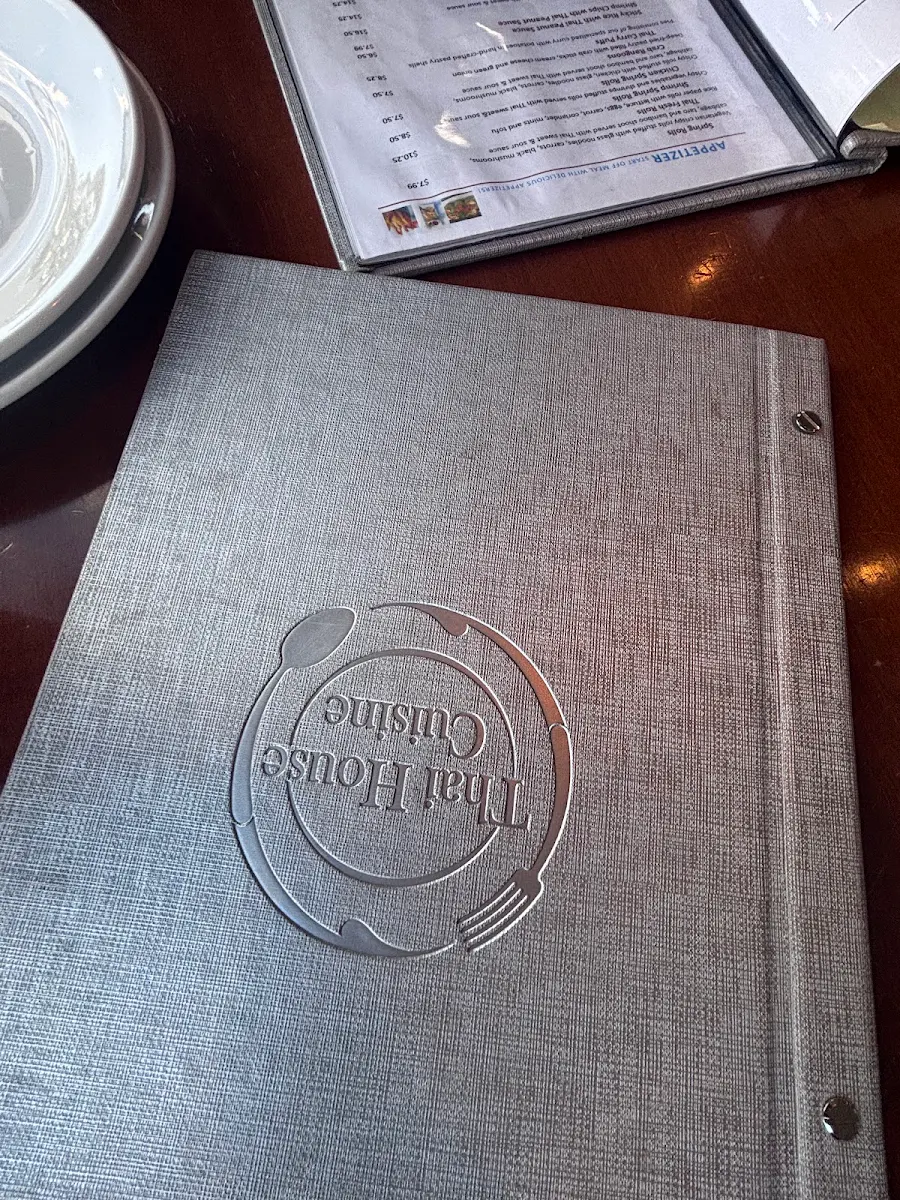 Menu, Thai House Cuisine