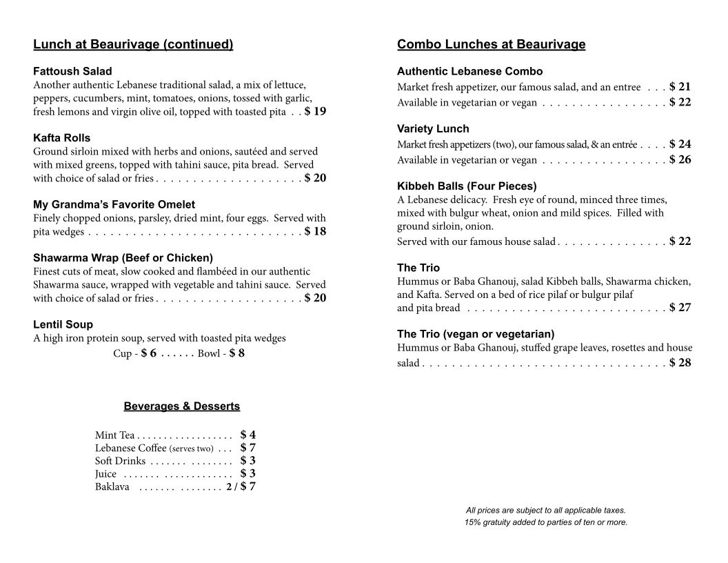 Menu photo 1