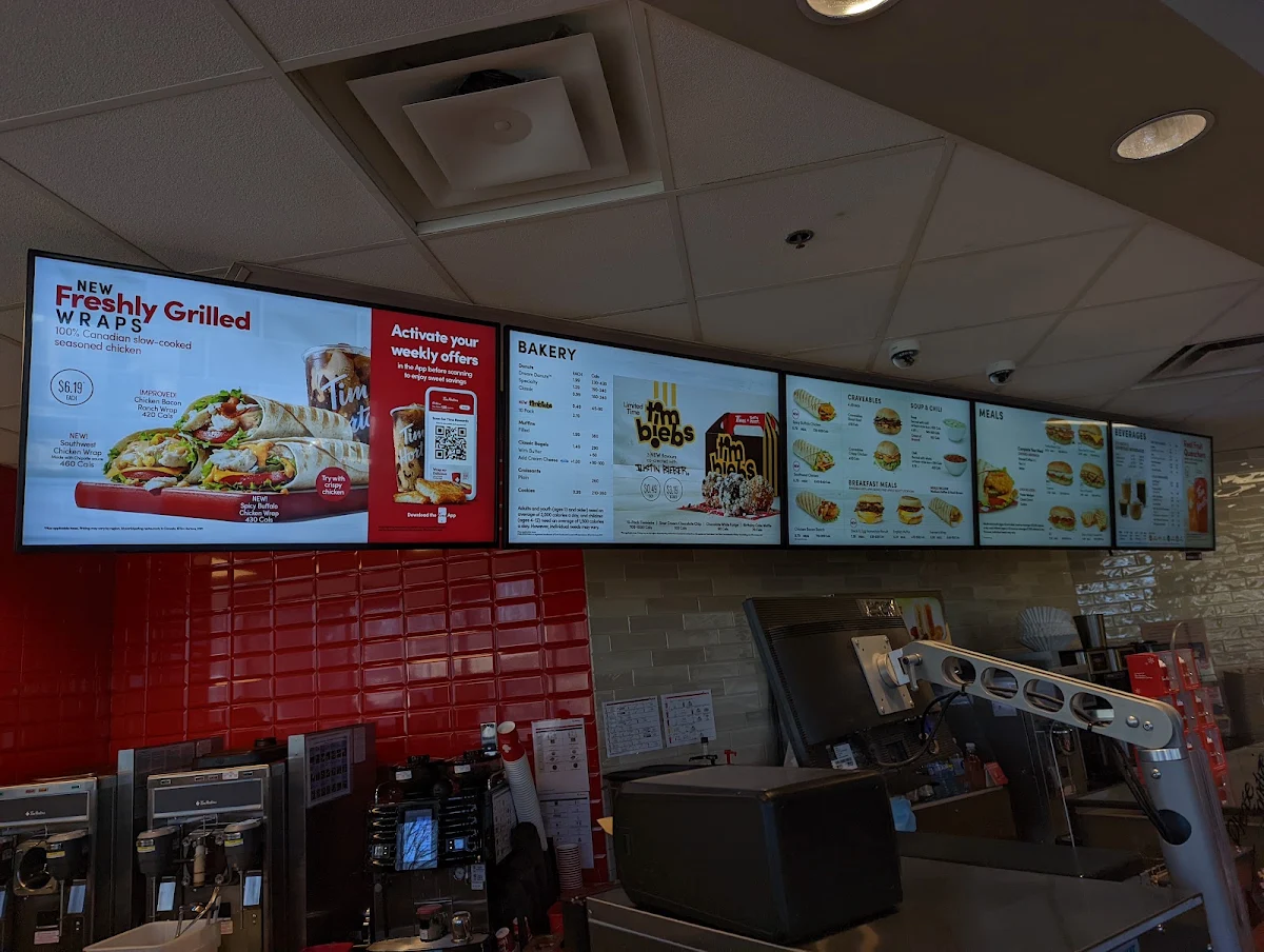 Menu, Tim Hortons