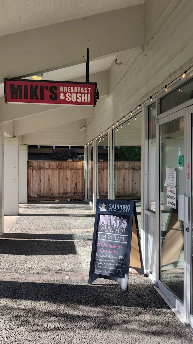 Menu, Miki's Breakfast & Sushi