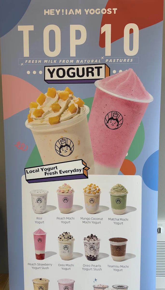 Menu, Hey I am Yogost 我是酸奶君