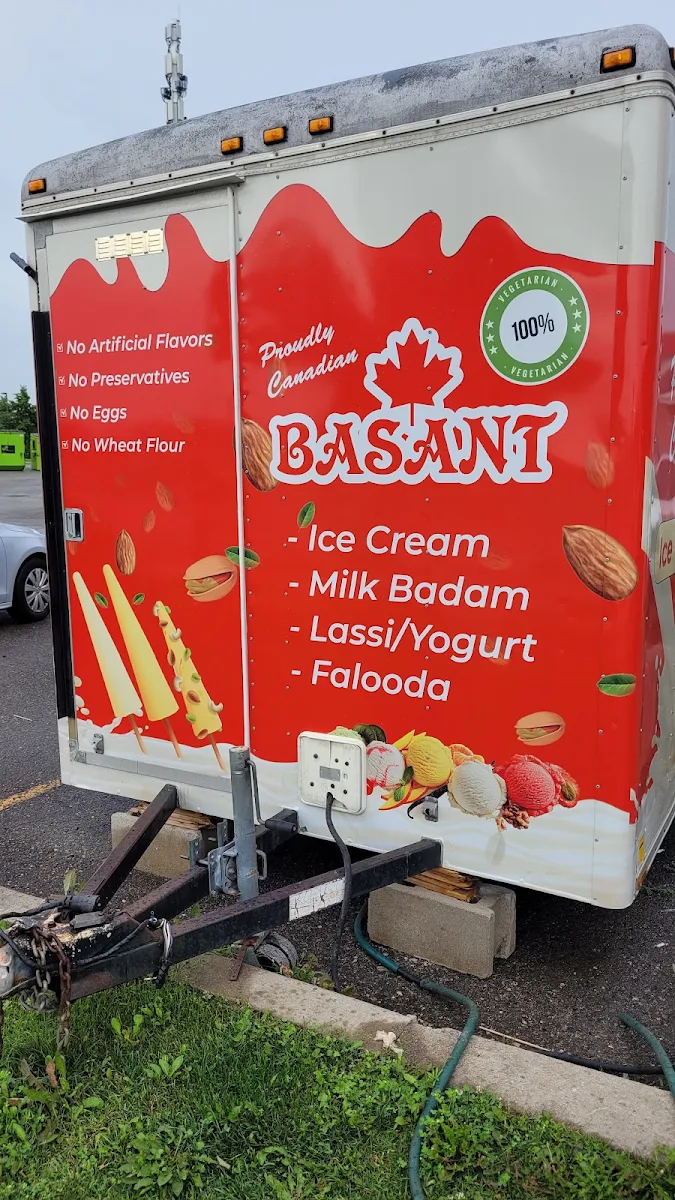 Menu, Basant Ice Cream