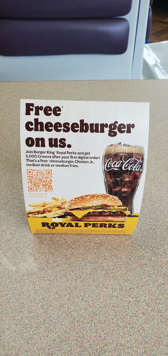 Menu, Burger King