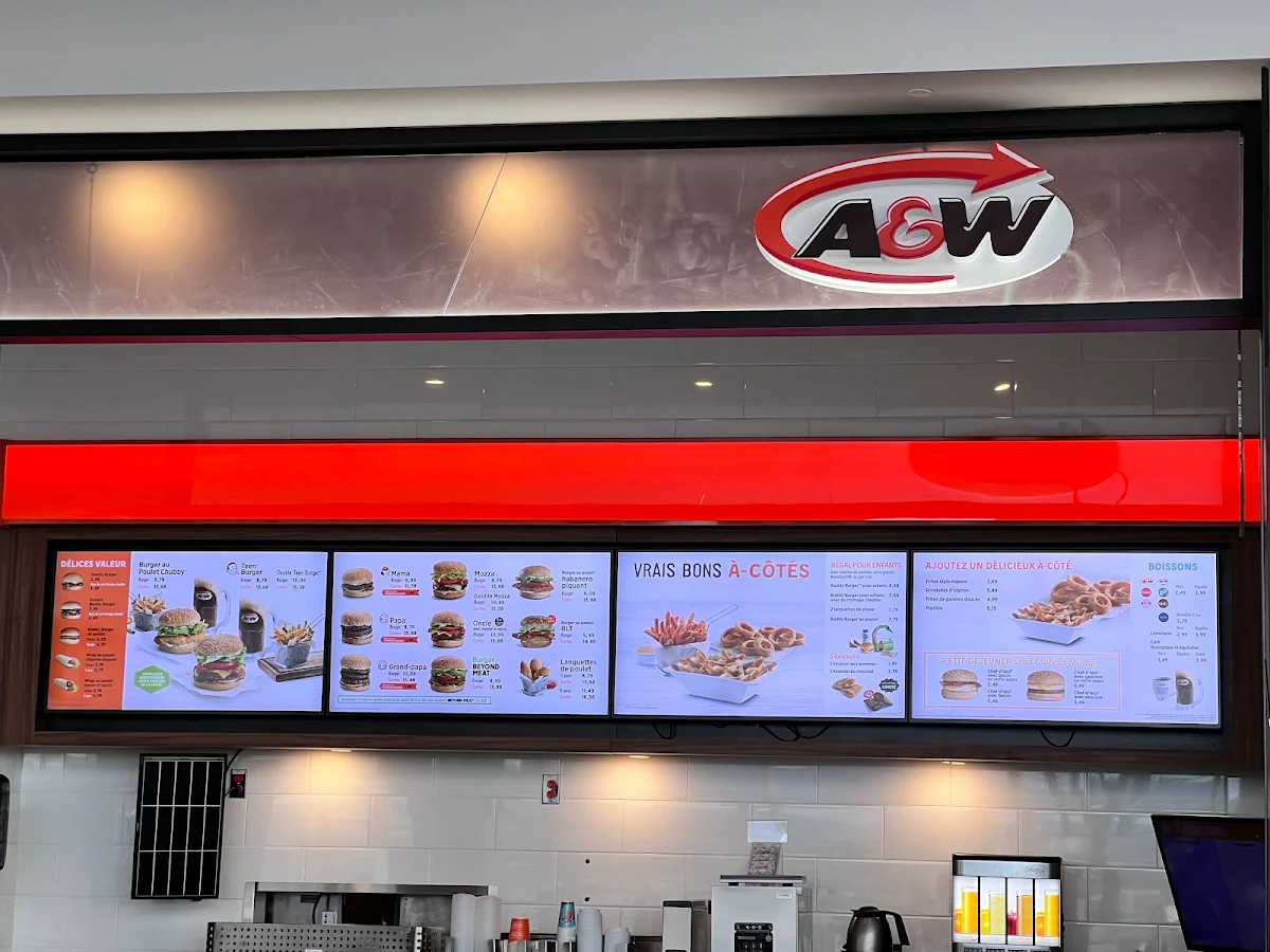 Menu, A&W