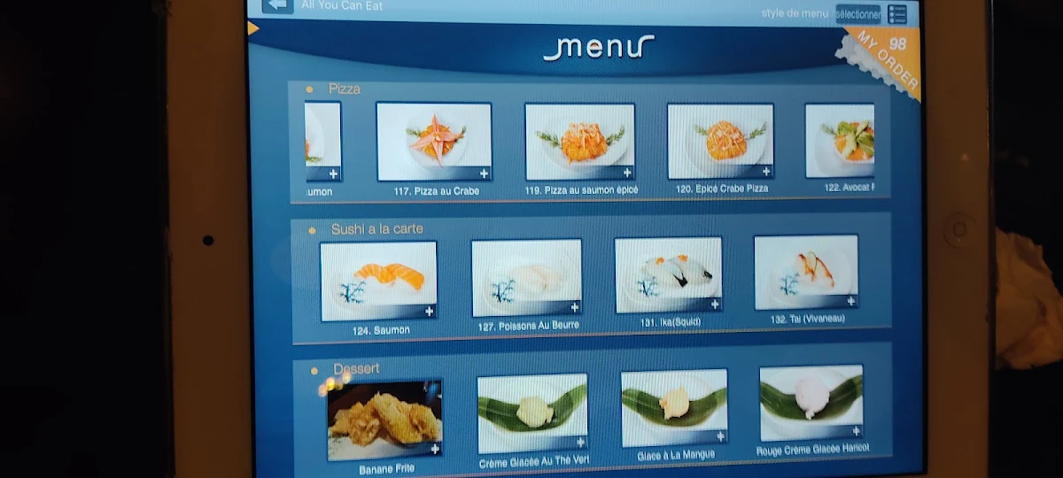 Menu, Shogun Sushi