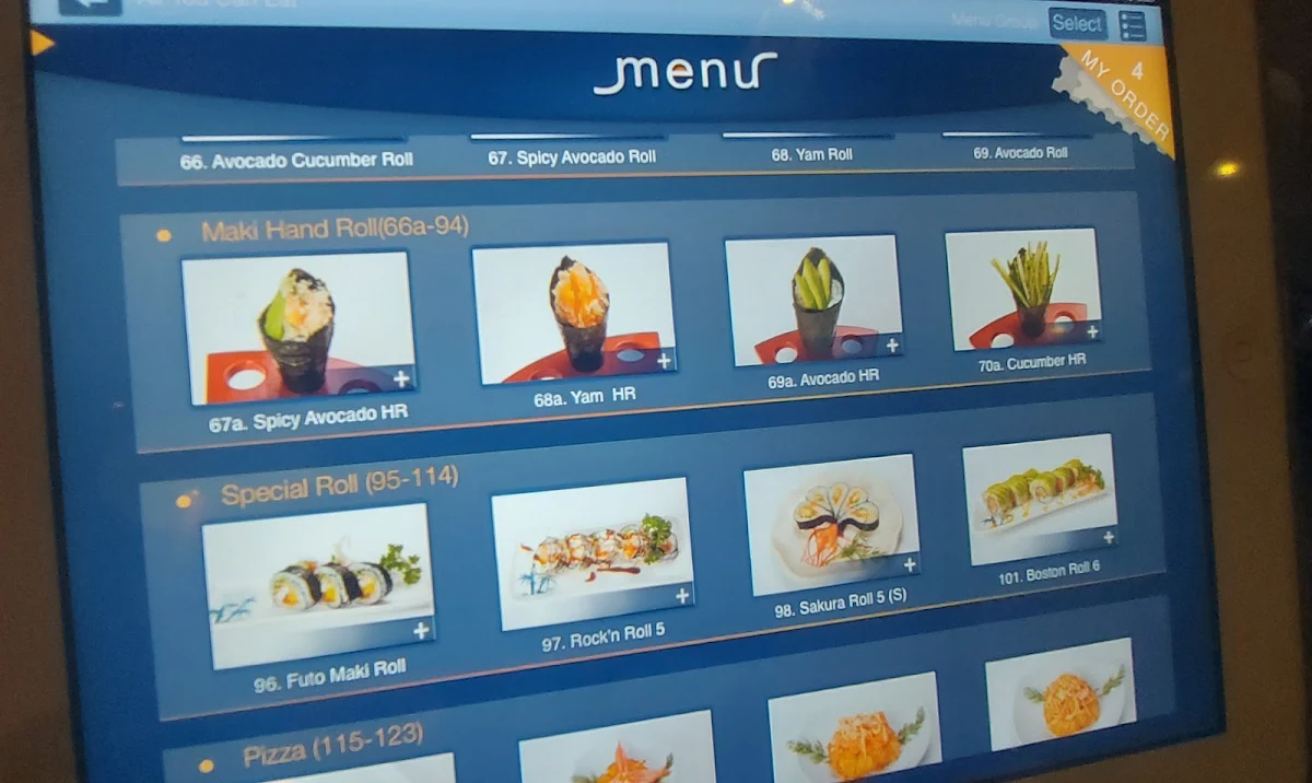 Menu, Shogun Sushi