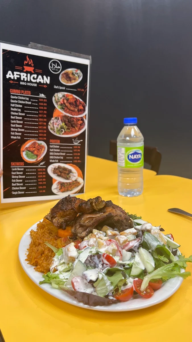 Menu, African BBQ House