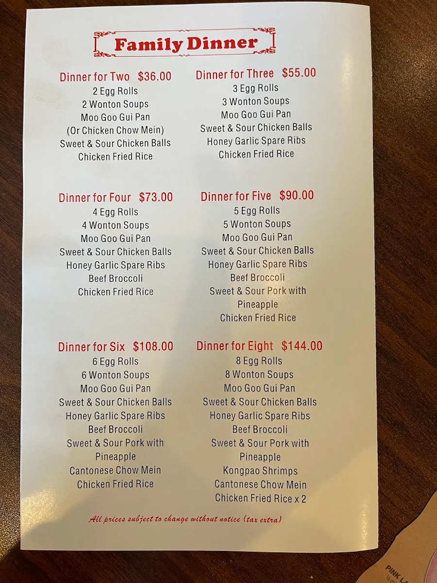 Menu photo 1