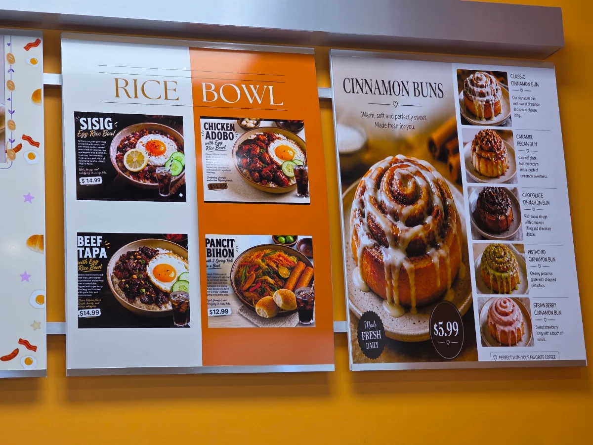 Menu, The Breadhaus