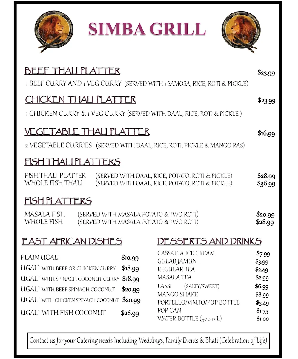 Menu photo 1