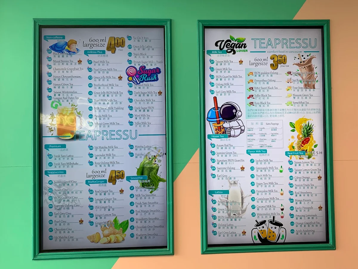 Menu, Slothfuls