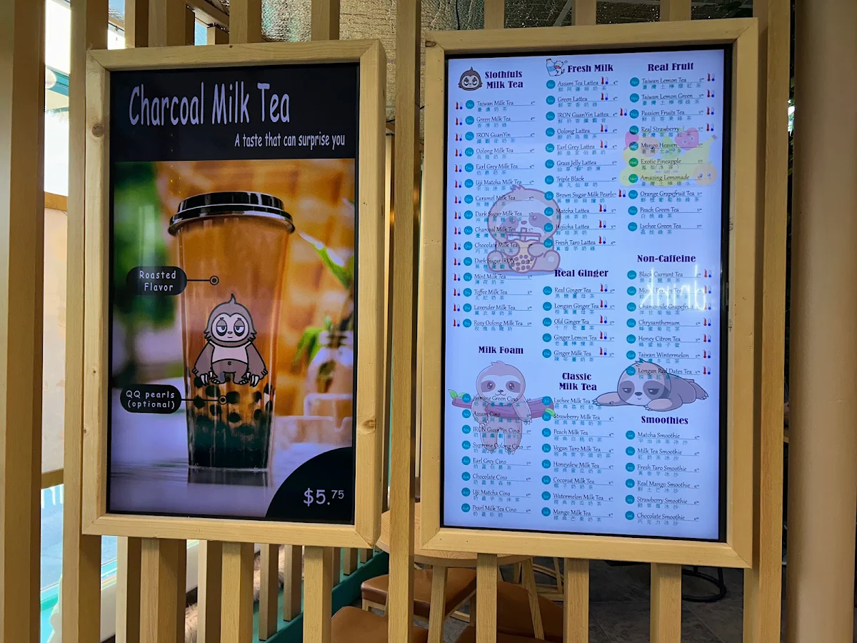 Menu, Slothfuls