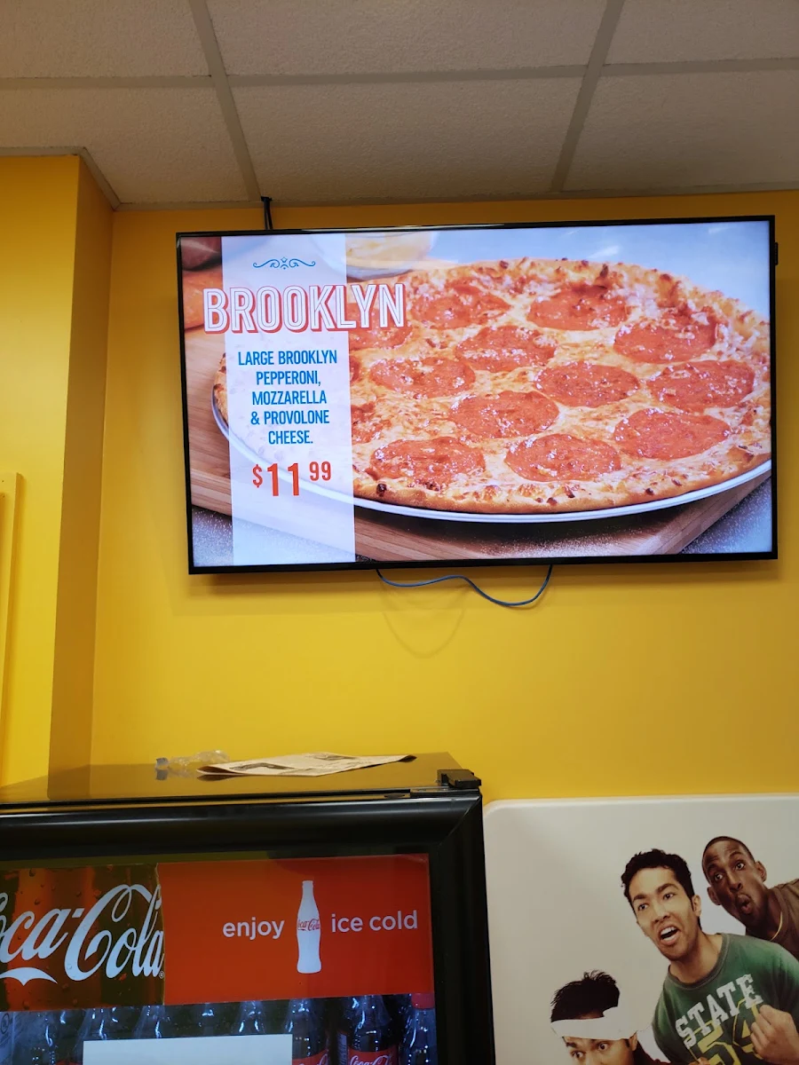 Menu, Domino's Pizza