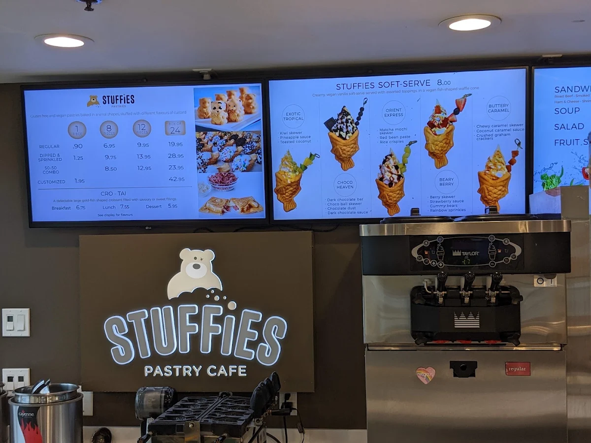 Menu, Stuffies Pastries Cafe