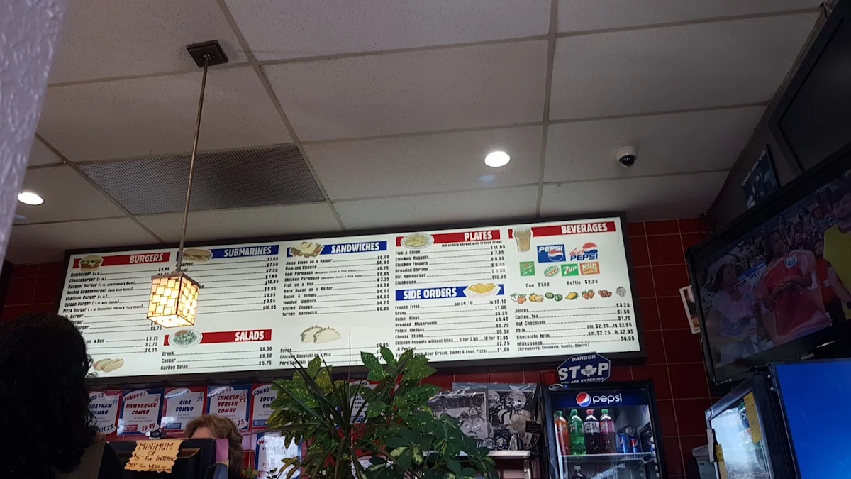 Menu, Chatham Burger