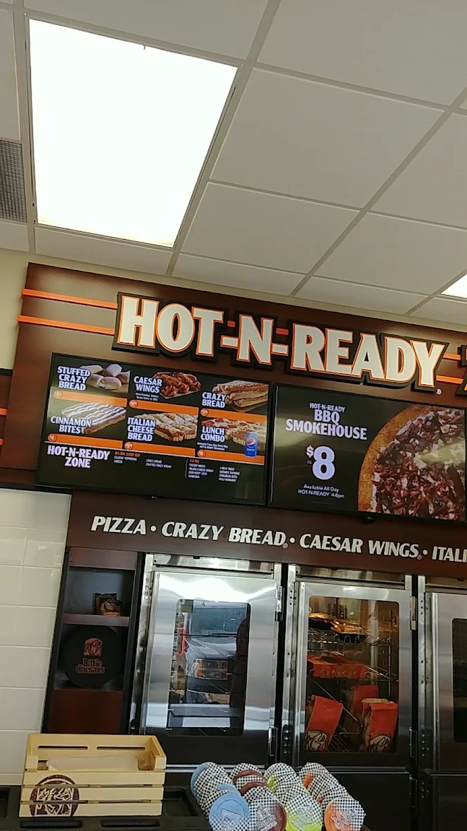 Menu, Little Caesars Pizza
