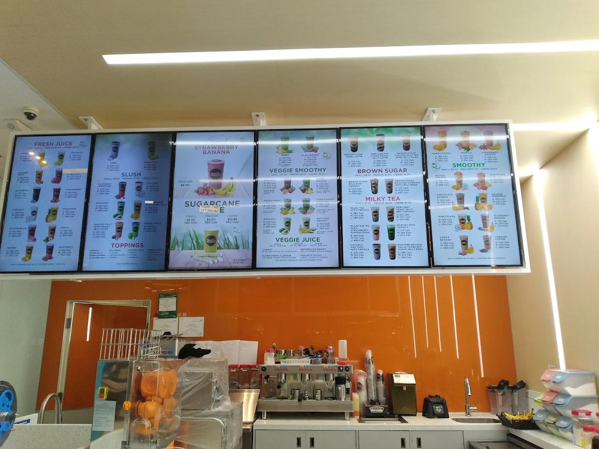 Menu, Freshly Squeezed