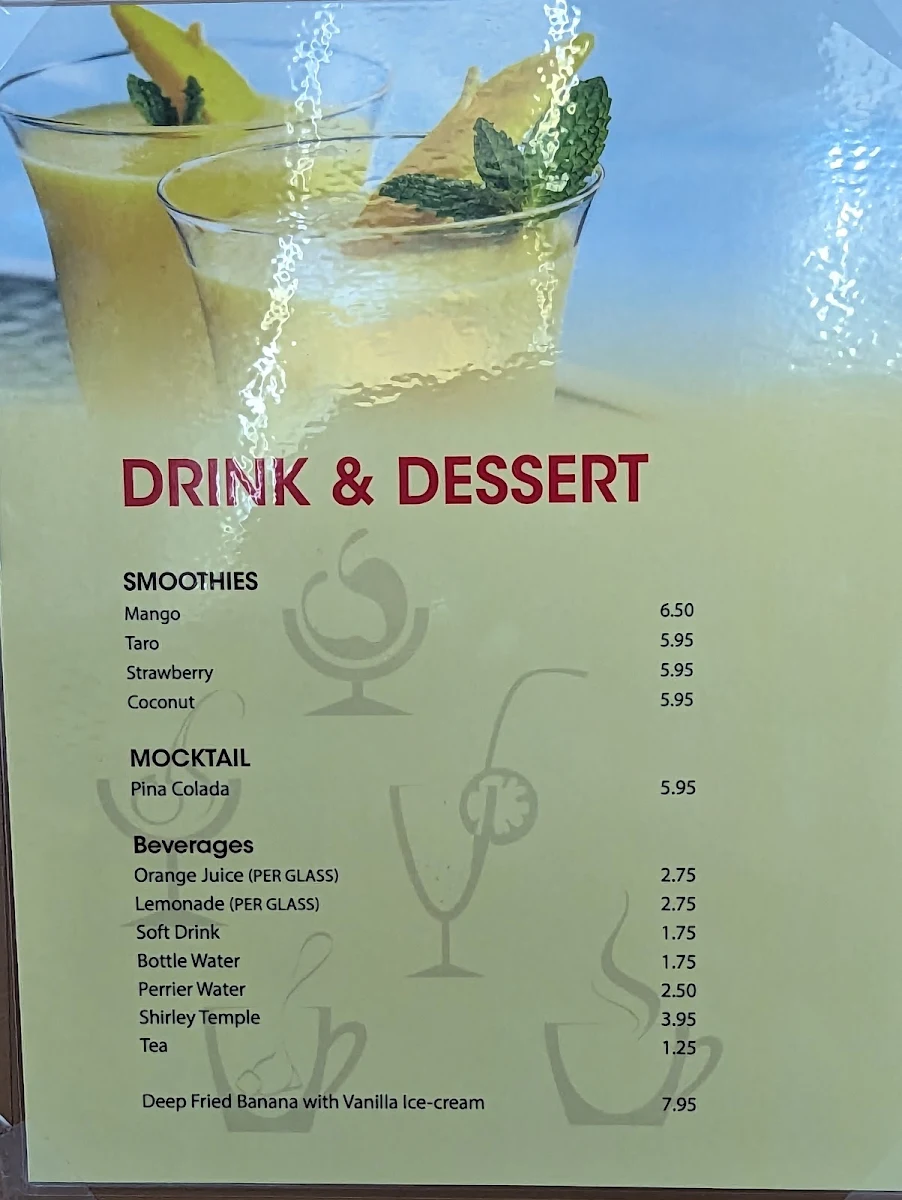 Menu, Fine Taste Hakka Chinese Restaurant