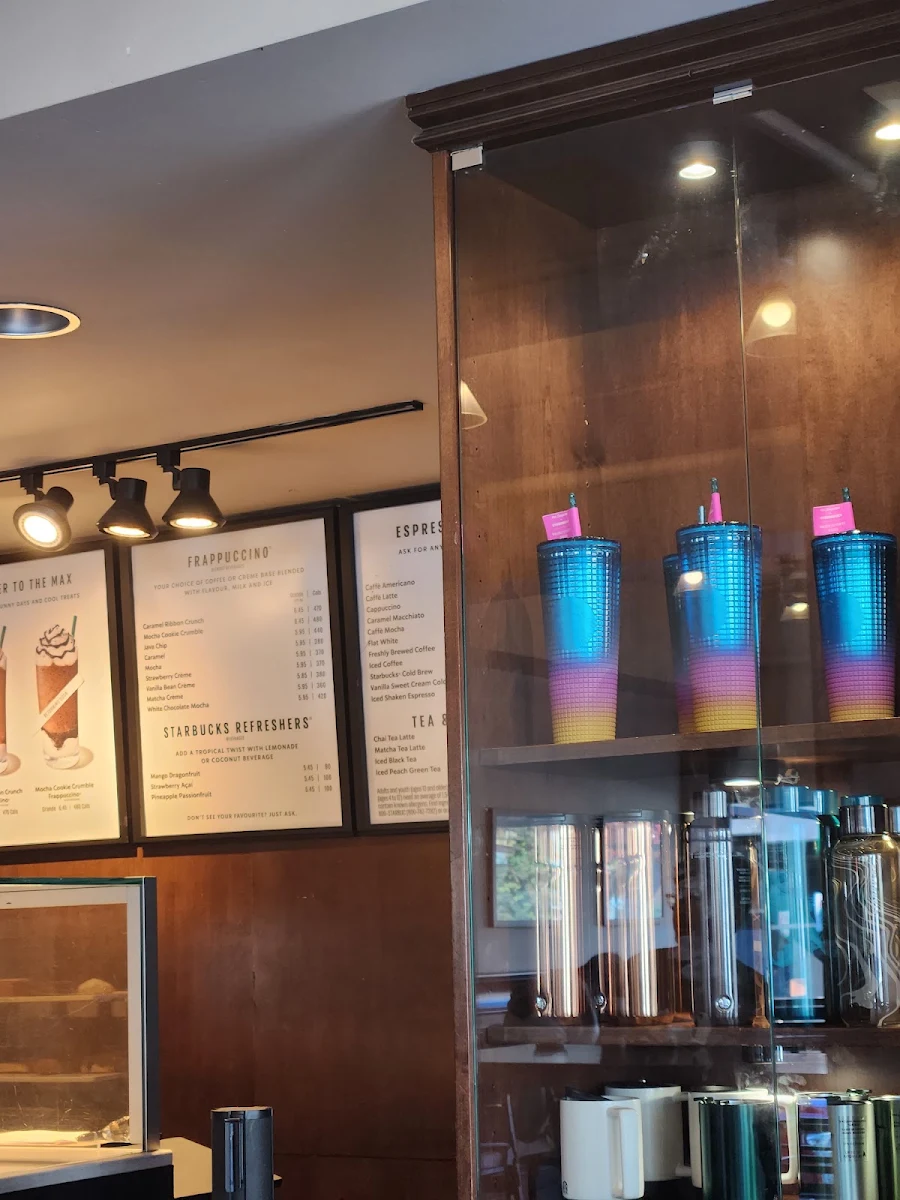 Menu, Starbucks Coffee Company