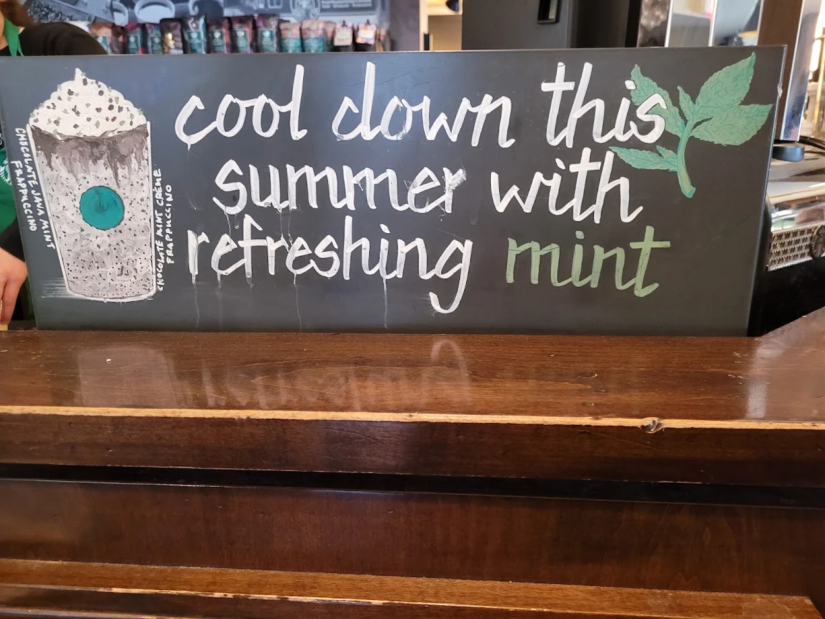 Menu, Starbucks Coffee Company