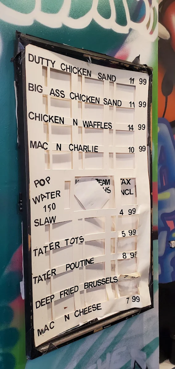 Menu, The Heartbreak Chef