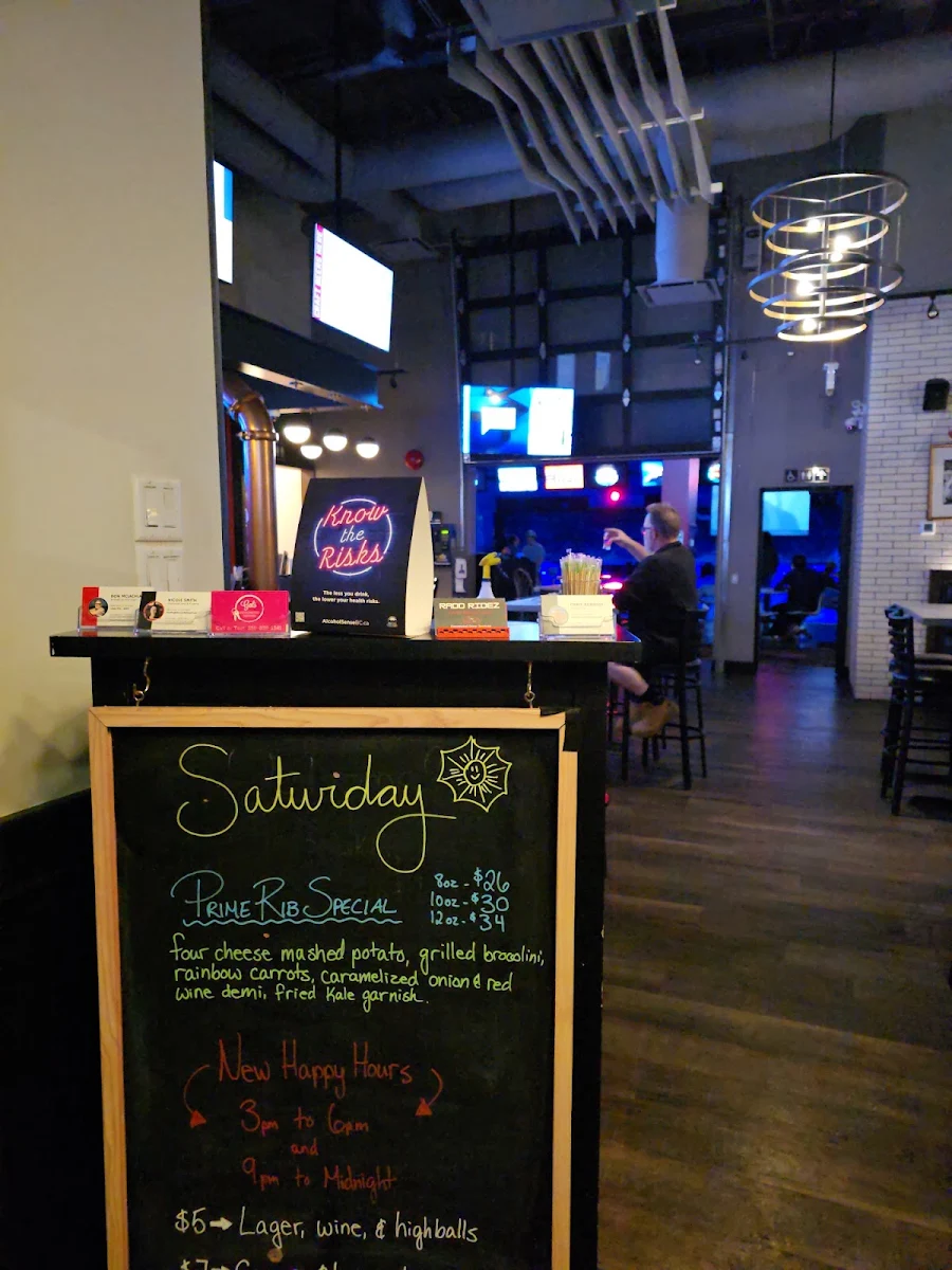 Menu, Freddy's Brewpub